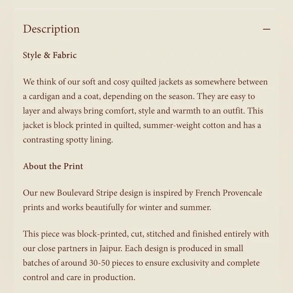 Daydress Boulevard Stripes Quilted Jacket - Picture 3 of 10